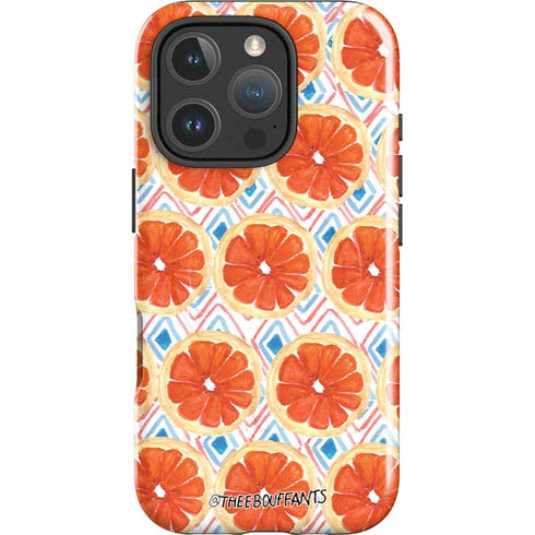 Bouffants and Broken Hearts Citrus Geo iPhone 16 Pro Magsafe Impact Case